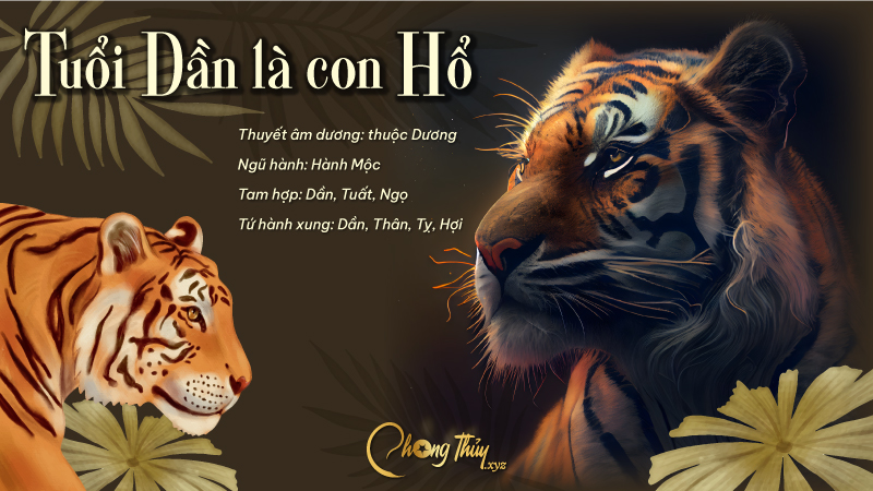 tuổi Dần là con Hổ